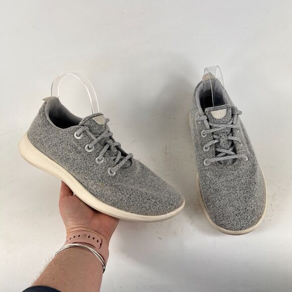 Allbirds Wool Runner Mizzles women's size 11 light grey lace up athletic sneaker - Picture 1 of 12